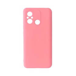 Capa de Silicone com Moldura de Câmera para Xiaomi Redmi 12c Rosa Capa de Silicone com Moldura de Câmera para Xiaomi Redmi 12c Rosa